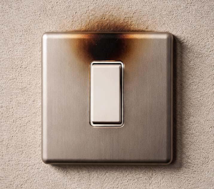 lights flickering leicester switch burnt